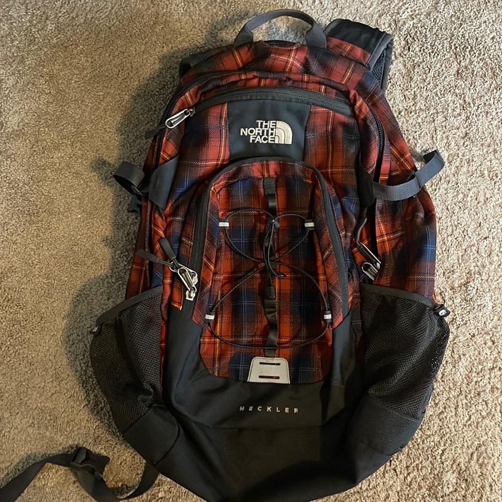 The North Face Heckler Plaid Backpack